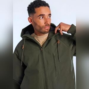 🔴NEW TAGS ON🔴 Men's Green Hooded Bomber Jacket